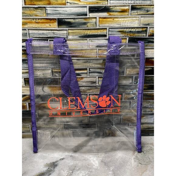 Clemson University Tigers Clear Game Day Tote Bag Hit Promotional 2014 - Picture 1 of 6